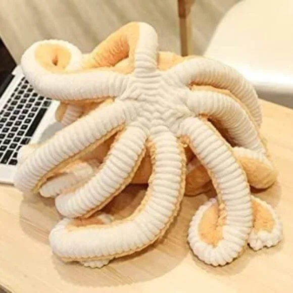 NEW 40cm/15.74 inch Brown Octopus Plushies Cute Octopus Plushies - Picture 3 of 5
